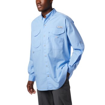 Columbia Overhemd Heren, PFG Bonehead Long Sleeve Wit, 80JUCHDPS